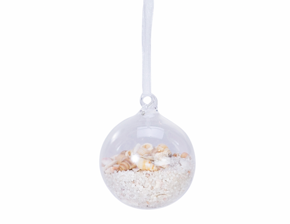 Sand and Shell Filled Ornament