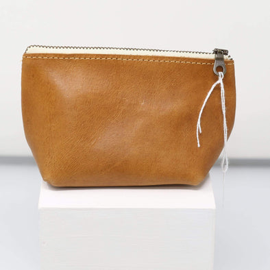 Accessories Leather Travel Pouches - Camel