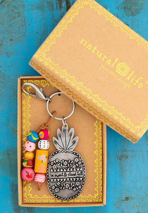 Accessories Pineapple Santa Fe Keychain