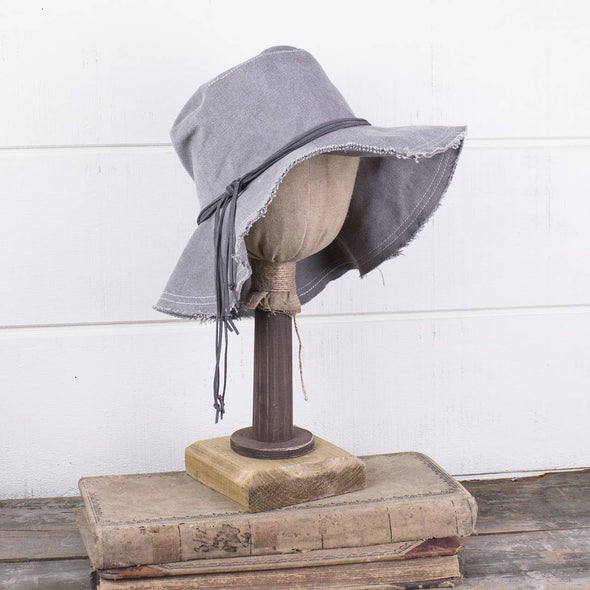 Accessories ReLoved by Honey and Me - Nicole - Canvas Boho Hat - Grey