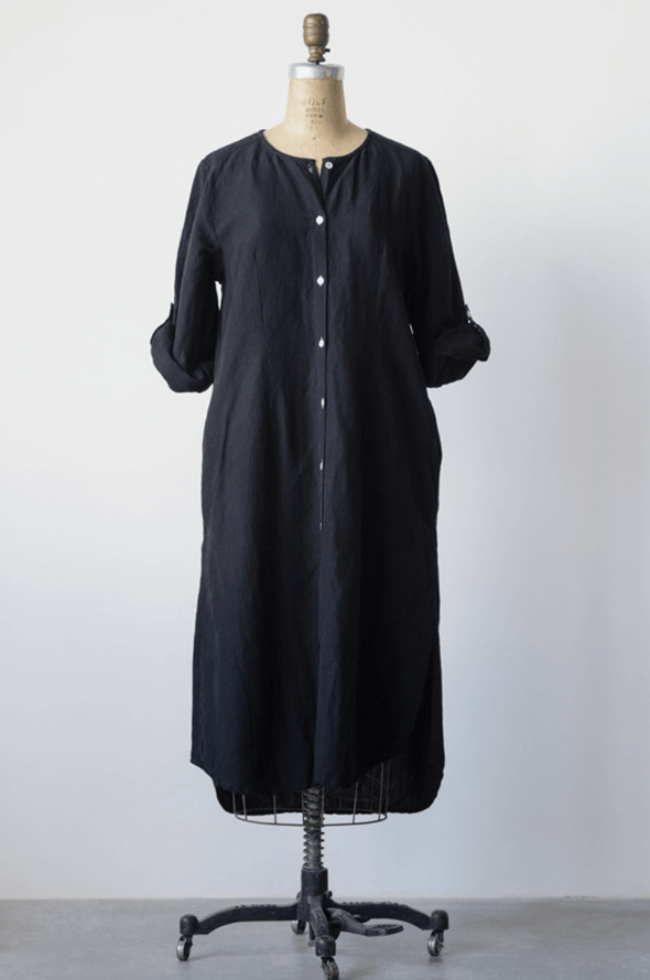 Apparel Brooklyn Linen Dress: XL