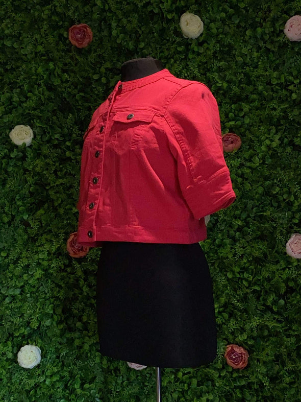 Apparel CROP FUCHSIA JACKET