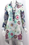 Apparel Floral Burst Long Sleeve Tunic