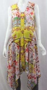Handkerchief Hem Scarf Dress