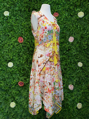 Apparel Handkerchief Hem Scarf Dress