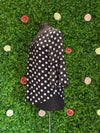 Apparel Polka Dot Bell Sleeve Top