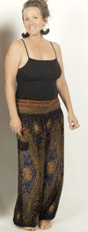 Apparel Printed Harem Pants - One Size