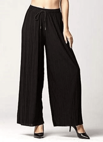 Apparel Wide Leg Pleat Pant - One Size