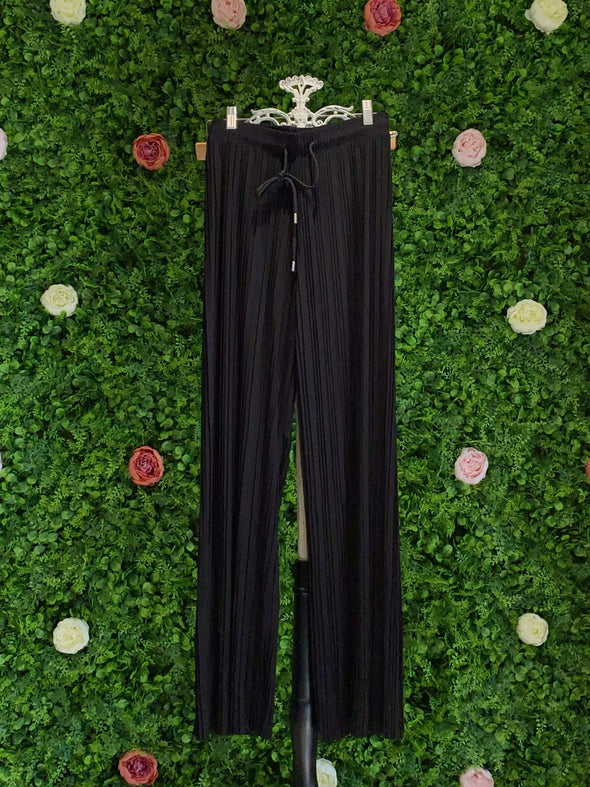 Apparel Wide Leg Pleat Pant - One Size