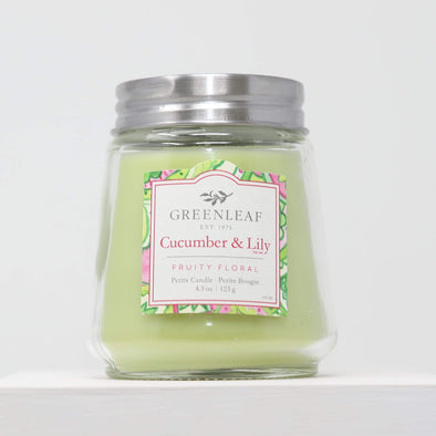 Candles and Home Fragrance Cucumber and Lily Candle - Petite Jar
