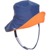 Children Flap Happy Bucket Hat - Playa (Blue/Orange)