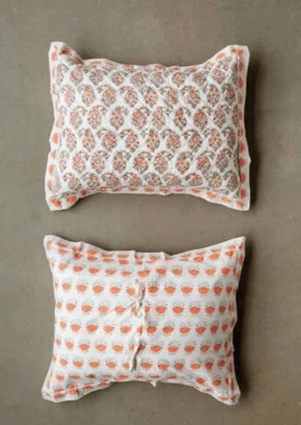 Home Block Print Pillow Sham
