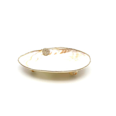 Home Clam Dish with Pearl Shell Feet