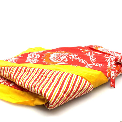 Home Red/Orange Cotton Pillow Sham