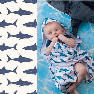 Home Shark UPF 50+ Hooded Towel
