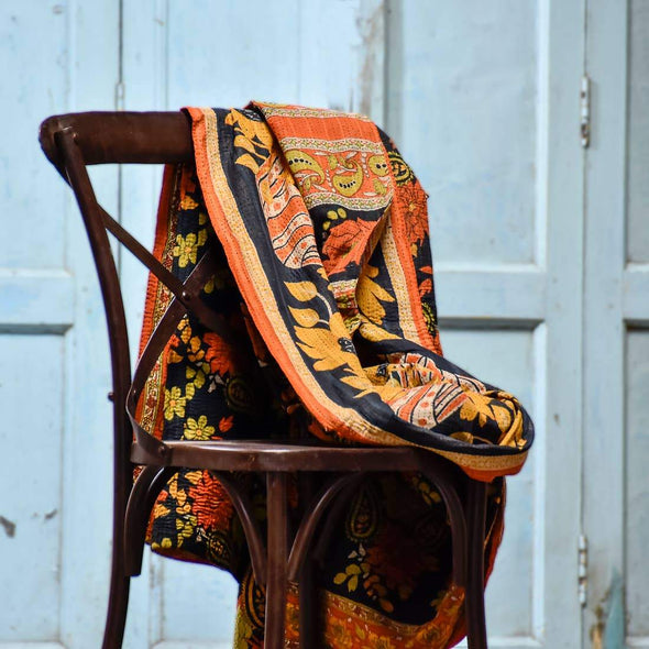 Home Vintage Kantha Throw