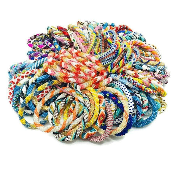 Jewelry Roll on Beaded Bracelet
