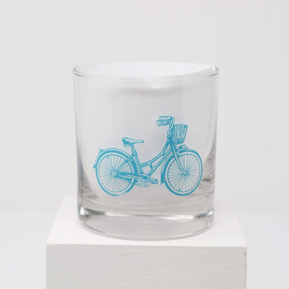 Kitchen Bicycle Rocks Glass