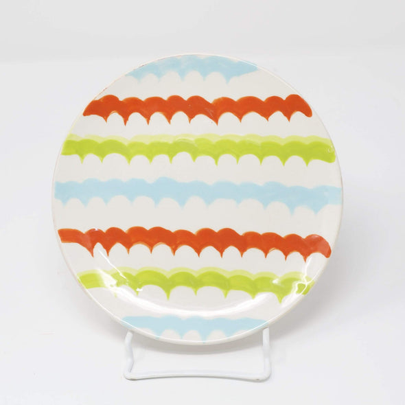 Kitchen Colorful Wave Appetizer Plate