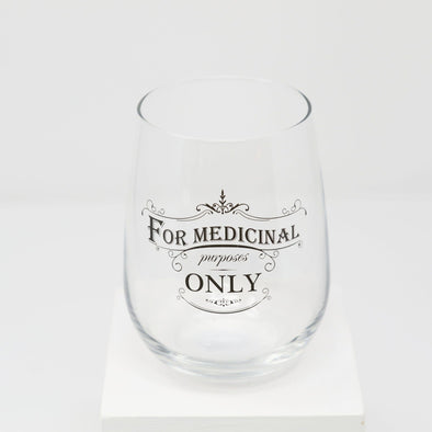 Kitchen Medicinal Purposes Wine Glass