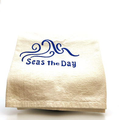 Kitchen Seas the Day Tea Towel