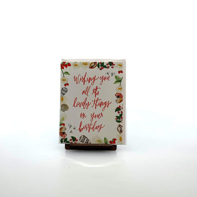 Stationery Lovely Things Birthday Card
