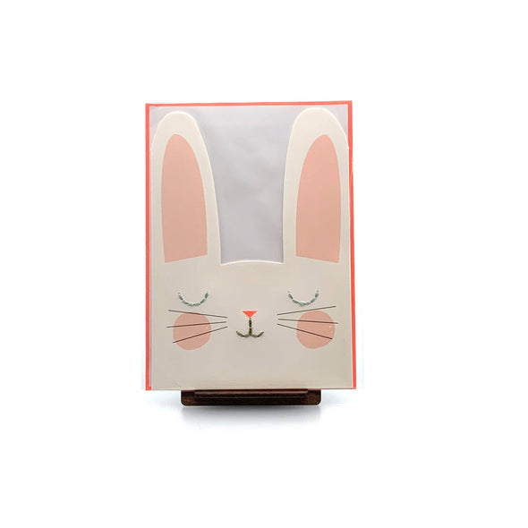 Stationery Stitched Bunny Card